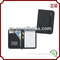 promotional black leather notebook